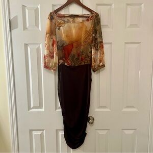 Gorgeous Renaissance Angel Painting Baroque Fine Art Dress